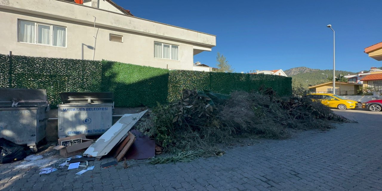 Marmaris’te çöp sorunu büyüyor