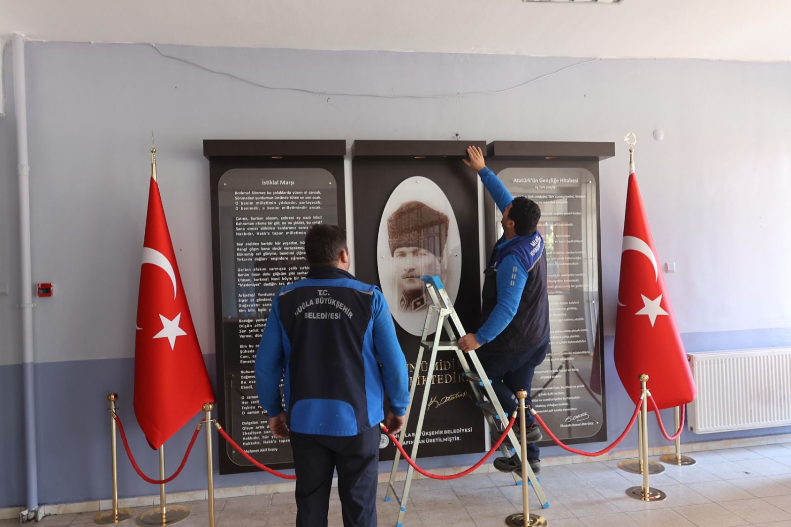 Muğla Büyükşehir’den okullara ara tatil bakımı