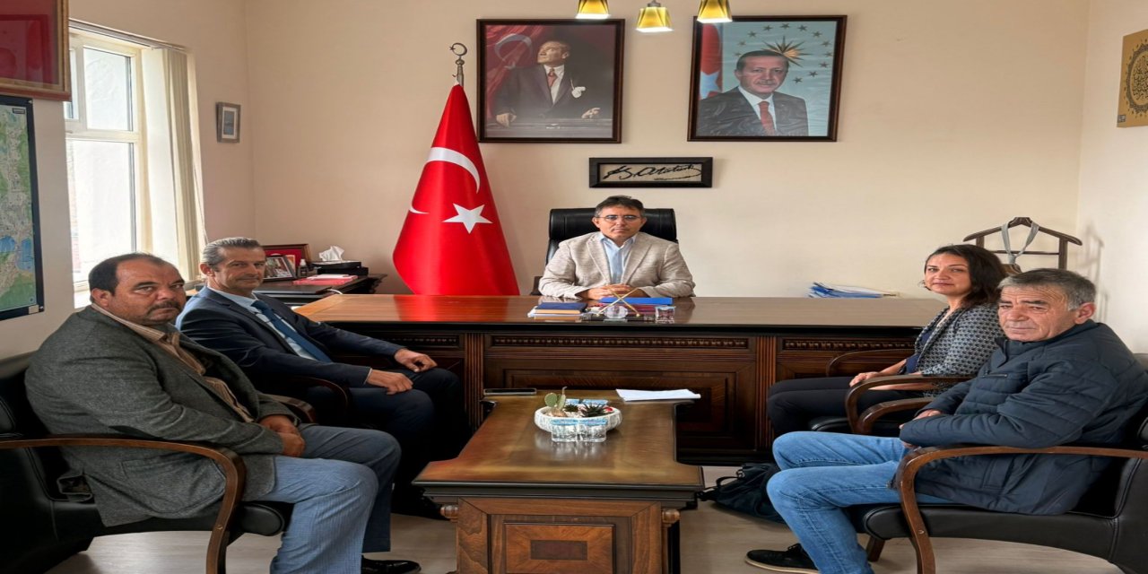 Söğüt–Taşlıca deniz yolcu taşıma kooperatifi yönetiminden Kaymakam Kaya’ya ziyaret
