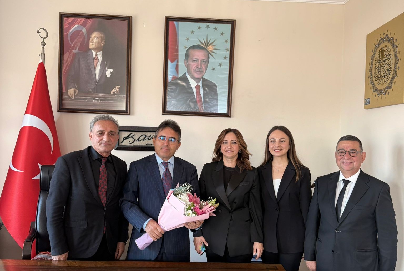 Marmaris’in en genç ve emekli öğretmenlerinden  Kaymakam Kaya’ya ziyaret