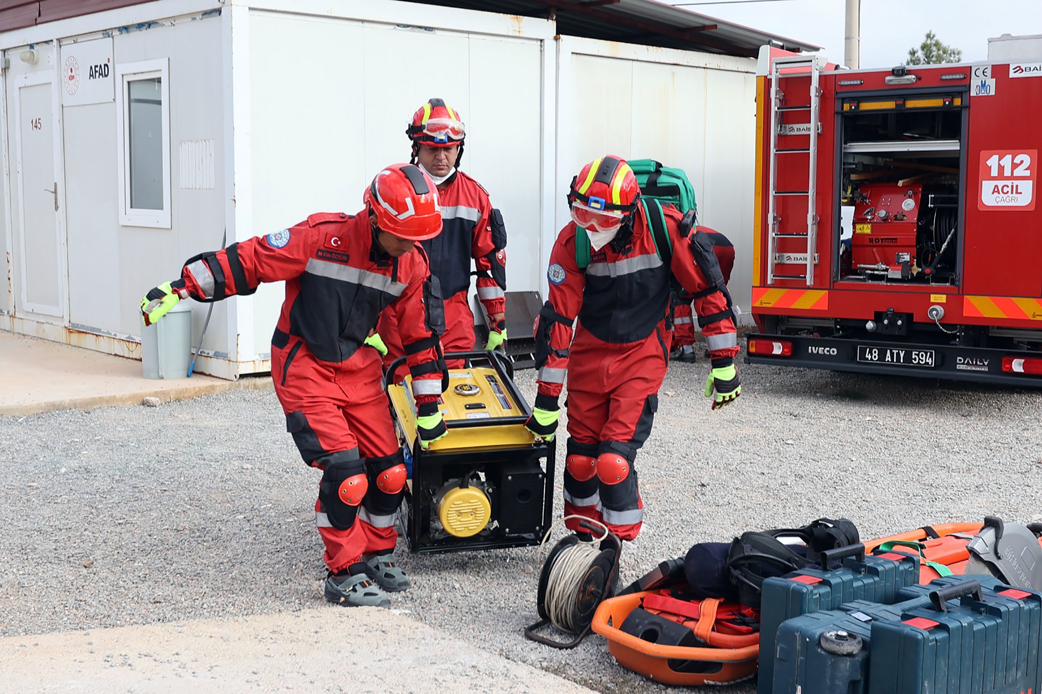 Muğla Büyükşehir Belediyesinde gerçek gibi tatbikat