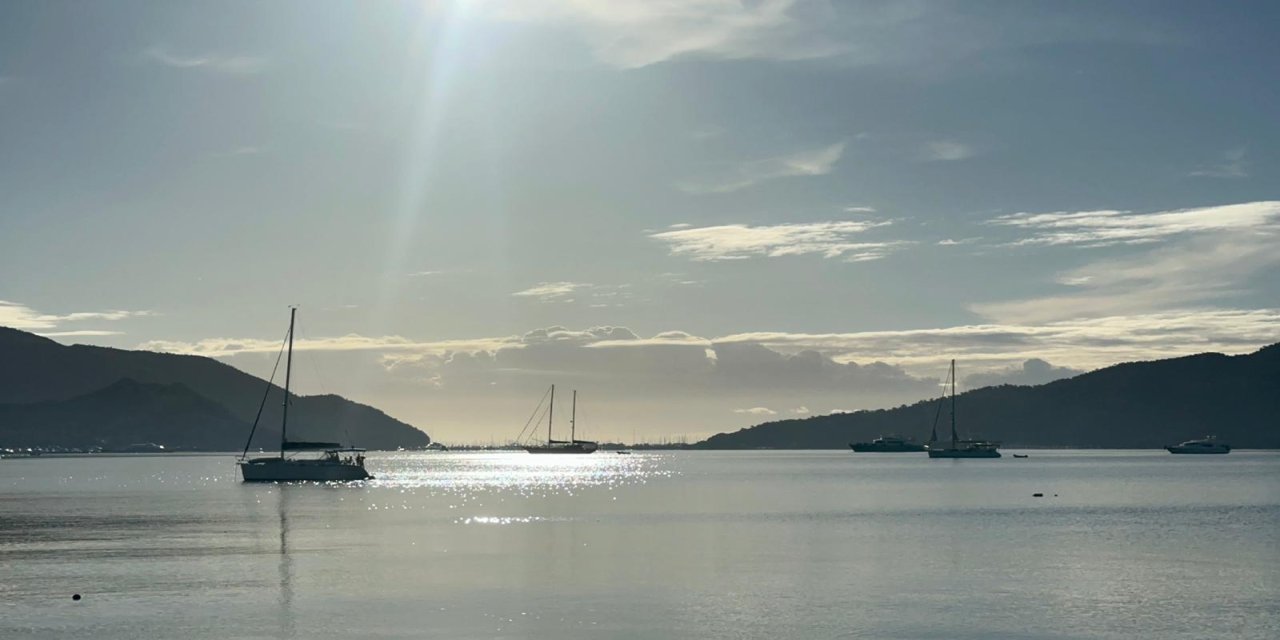 Marmaris’te sağanak yağışın ardından güneş yüzünü gösterdi