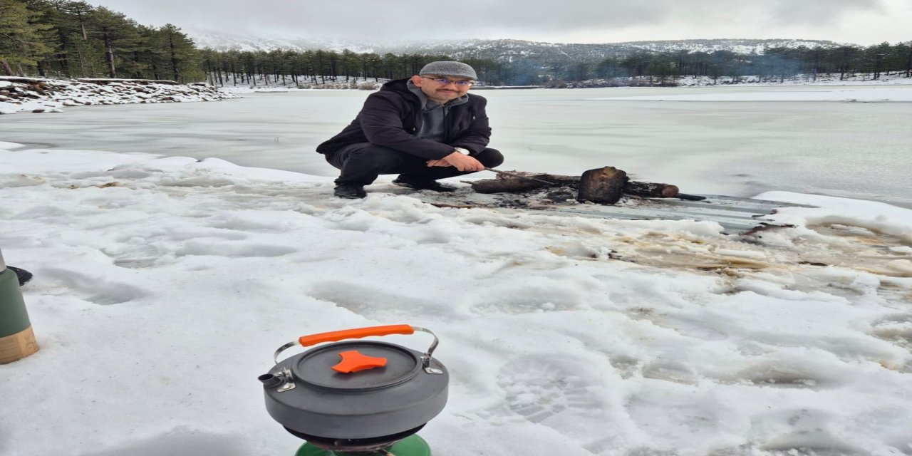 Sandras Dağı’na yılın ilk karı düştü