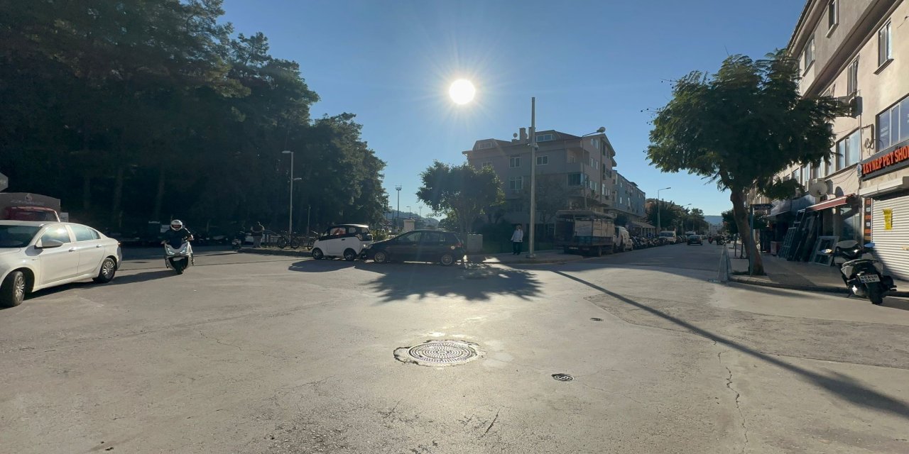 Marmaris’te bu yolda her gün kaza oluyor