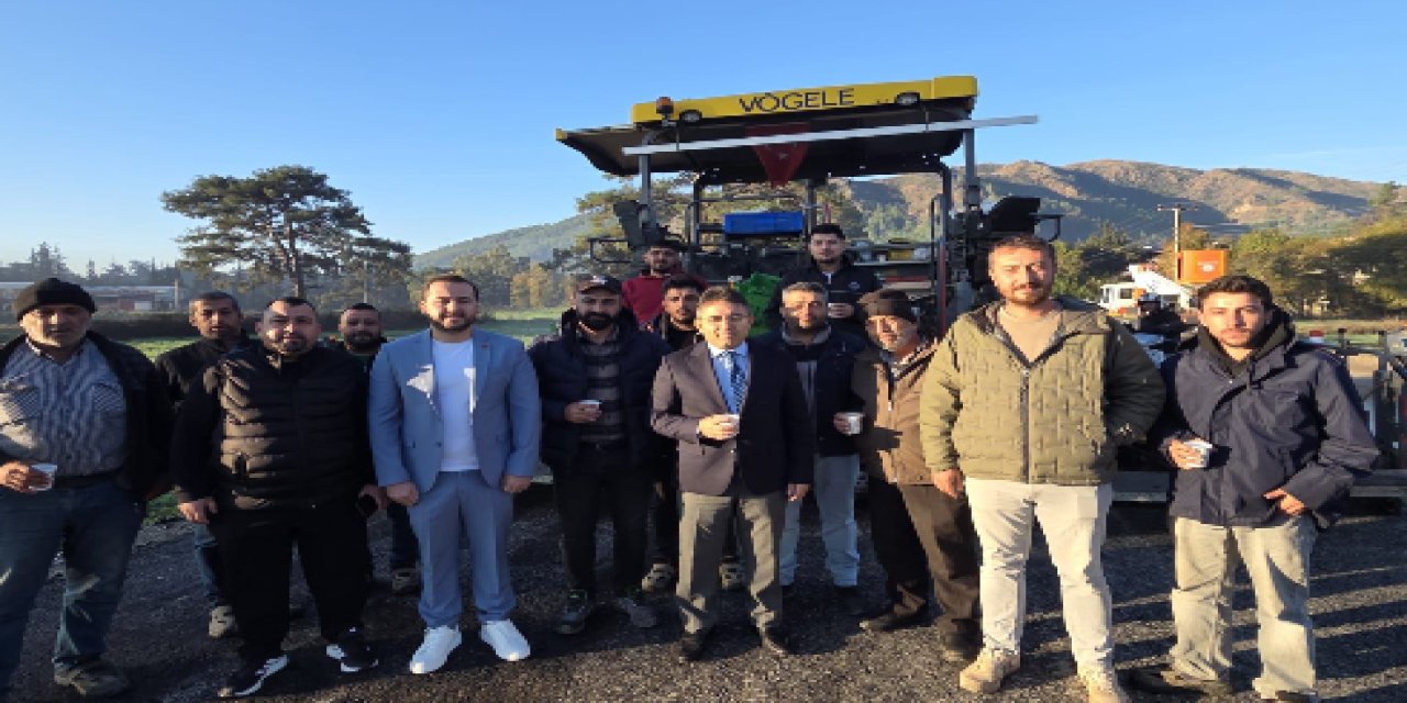 Kaymakam Kaya, Hisarönü Karayolu Çalışmalarını Yerinde İnceledi