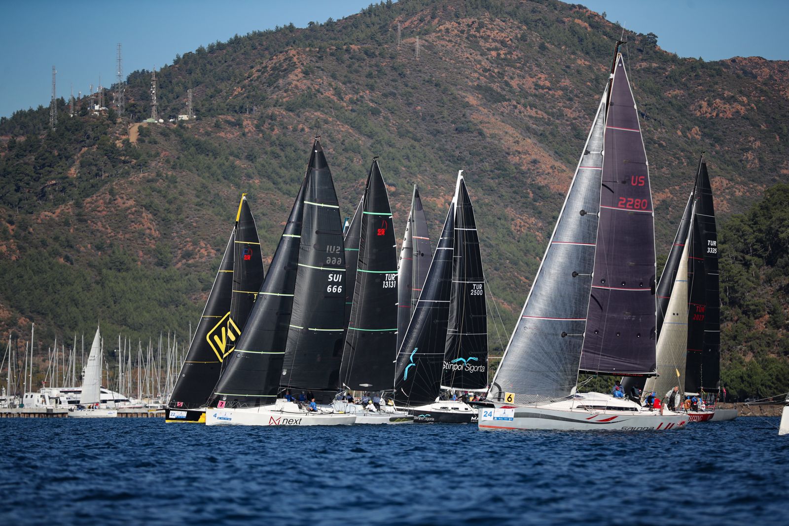 Ankara Yelken Kulübü 25. yıl kupası Marmaris’te başladı