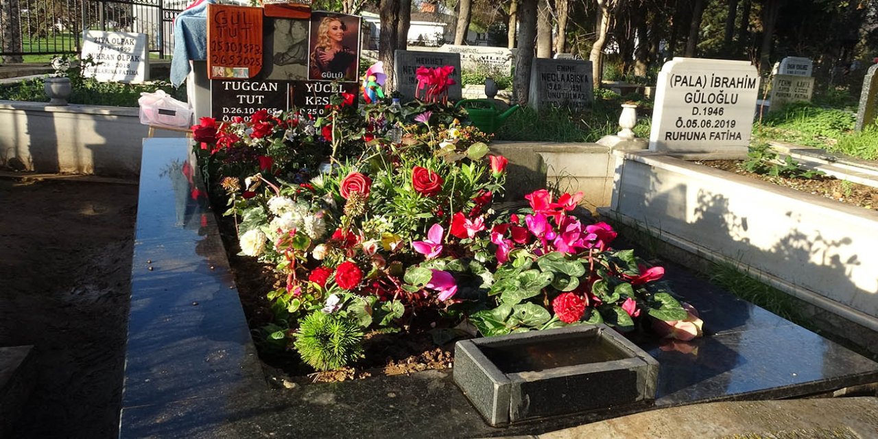 Güllü’nün mezarı gül bahçesine döndü