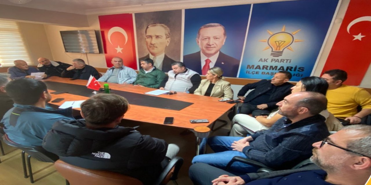 AK Parti Marmaris İlçe teşkilatından yıl değerlendirme toplantısı
