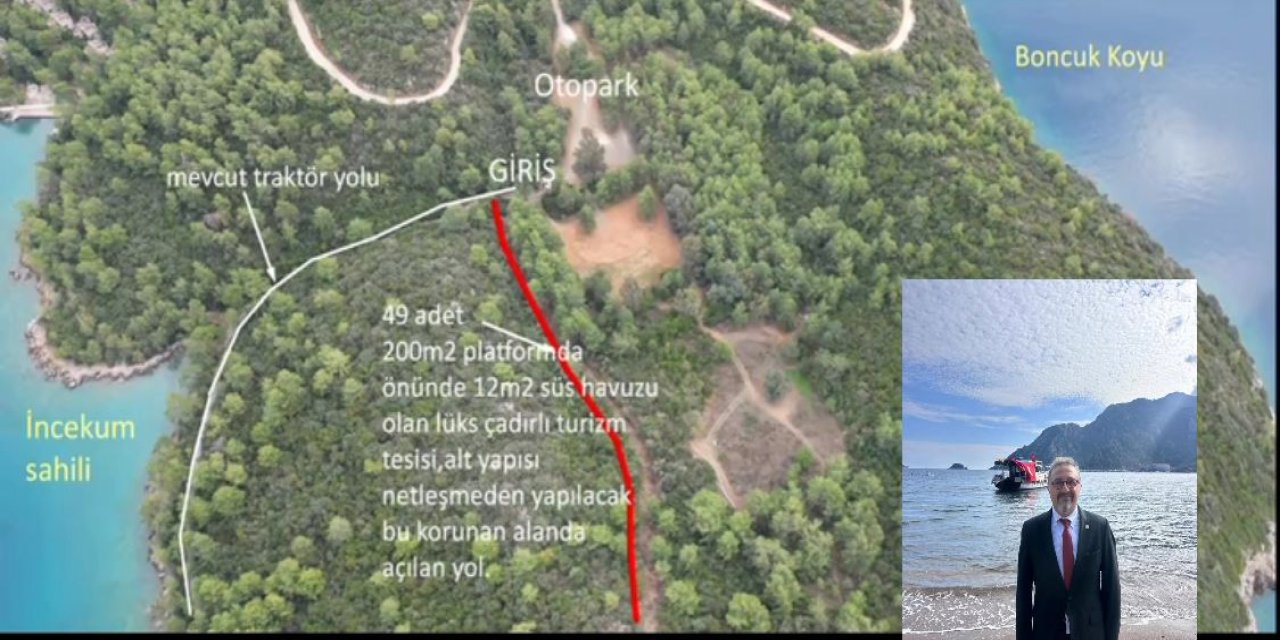 Kent Konseyi Başkanı Öner: ‘İncekum’da hukuki süreç tamamlanmadan fiili müdahale yapılıyor’