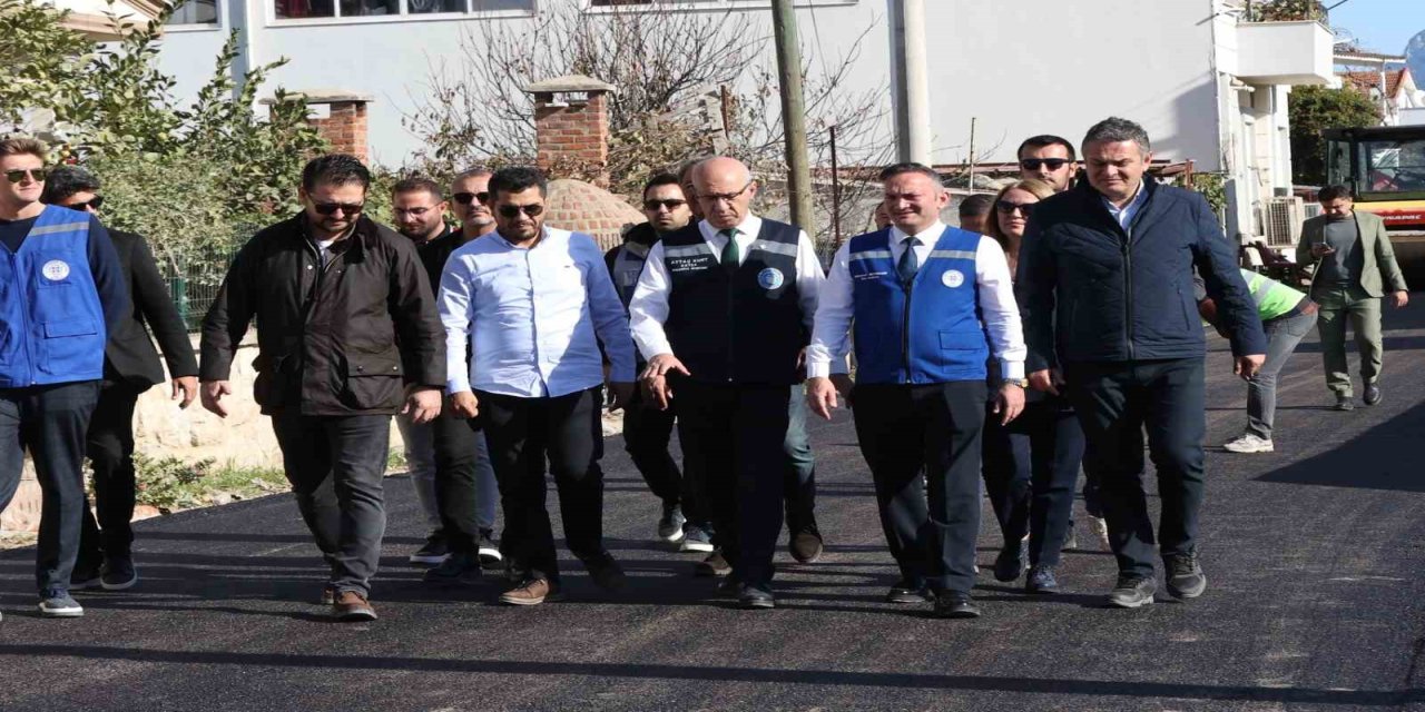 Datça’da yol yenileme çalışmaları başladı