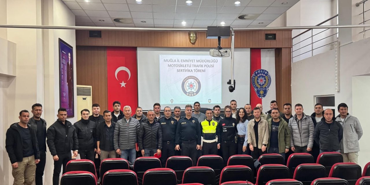 Muğla’da Motosikletli Trafik Polisi eğitimi yapıldı