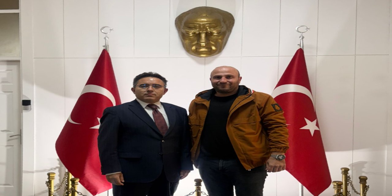Tayini çıkan Cumhuriyet Savcısı Ferhat Akıl’dan Kaymakam Nurullah Kaya'ya veda ziyareti