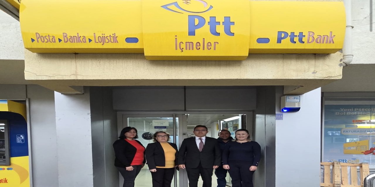 Kaymakam Kaya İçmeler PTT şubesi’ne ziyaret etti