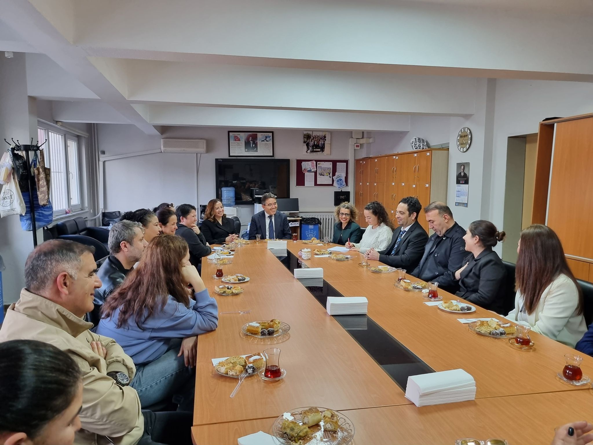 Kaymakam Kaya, Sabancı Anadolu Lisesi’nde velilerle buluştu