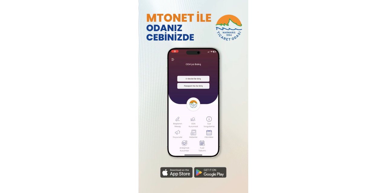 MTONET mobil uygulaması üyelerin hizmetine açıldı