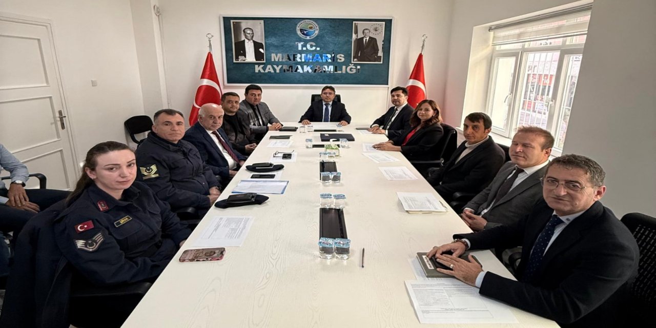 Kaymakam Kaya Başkanlığında Bağımlılıkla Mücadele Toplantısı Yapıldı