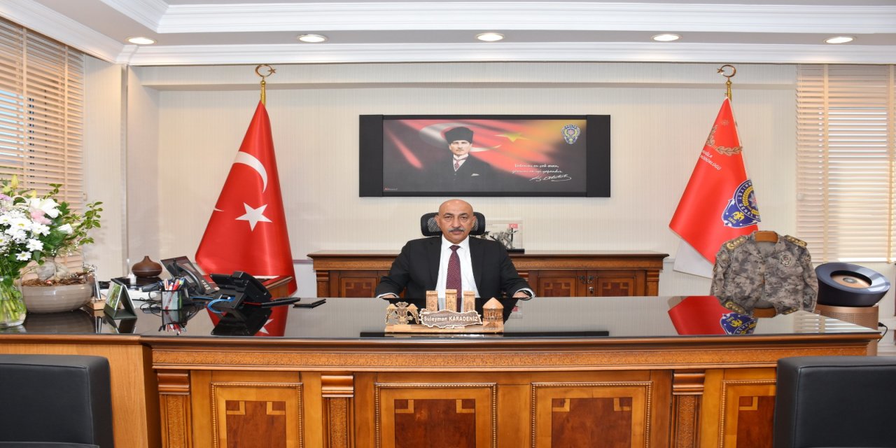 Muğla İl emniyet Müdürü Süleyman Karadeniz'in yeni yıl mesajı