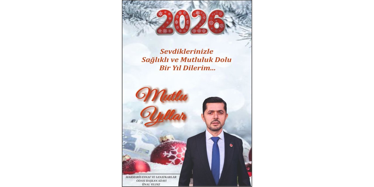 Sarıana Mahallesi Muhtarı Ünal Yıldız'ın yeni yıl mesajı