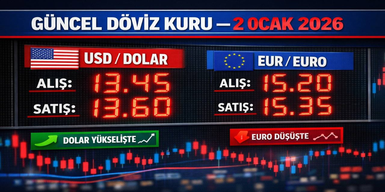2 Ocak döviz kurları ne kadar?