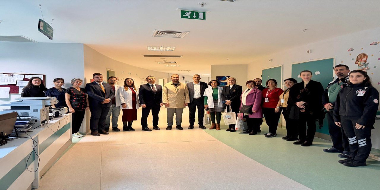 AK Parti Muğla heyetinden Muğla Eğitim ve Araştırma hastanesine  moral ziyareti