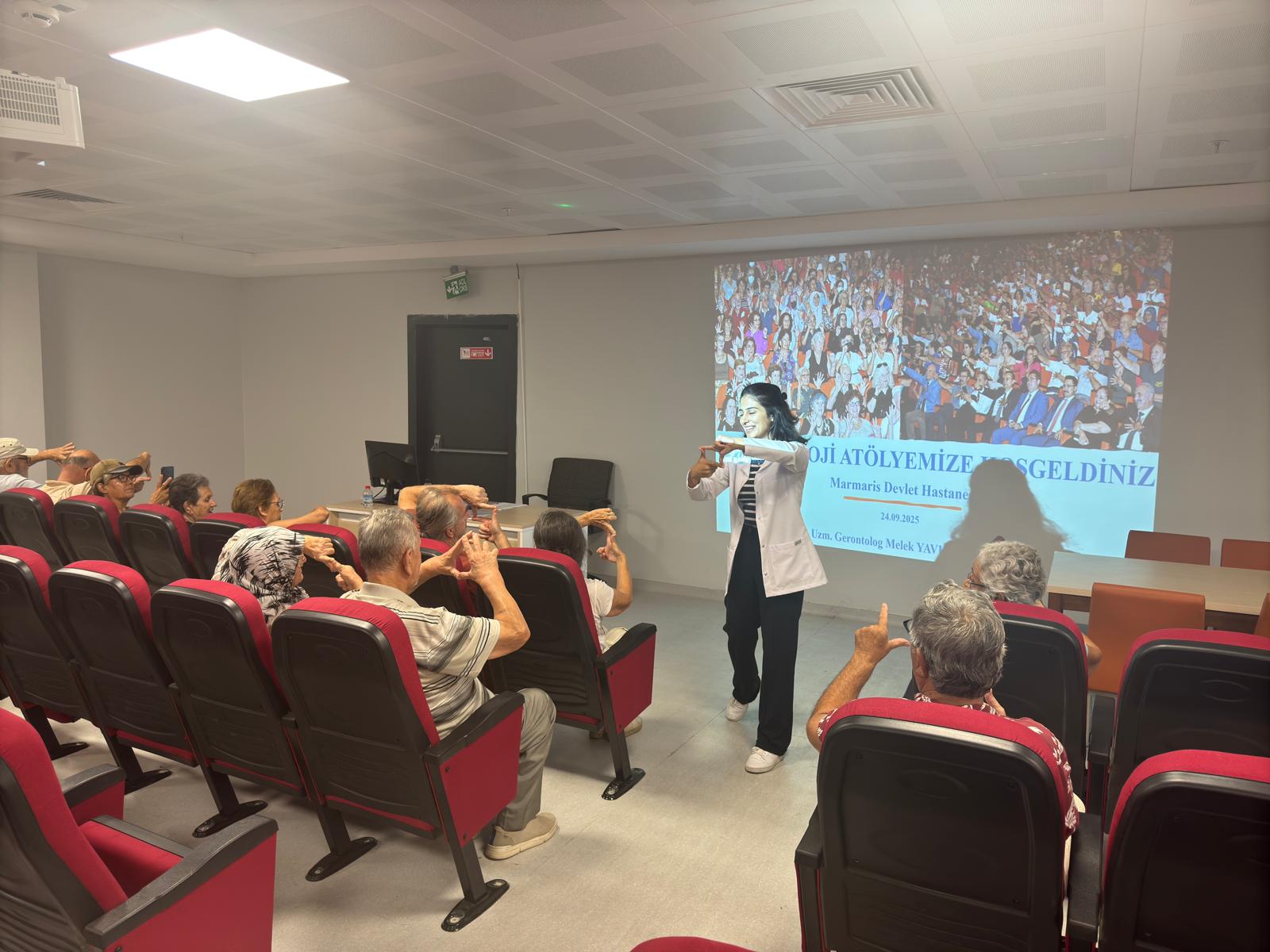 Marmaris Devlet Hastanesi’nden sağlıklı yaşlanma desteği