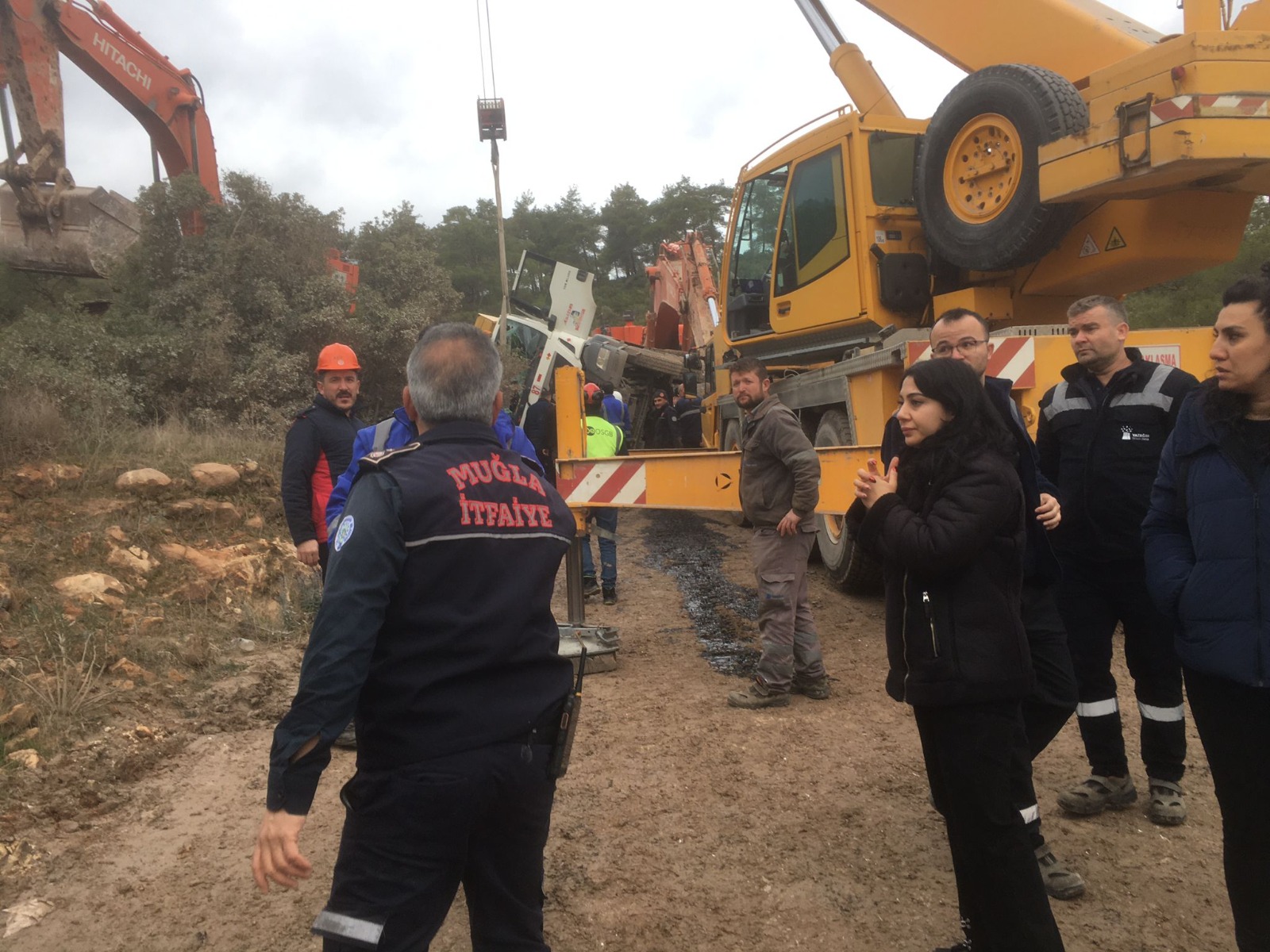 Yatağan termik santrali sahasında iş kazası