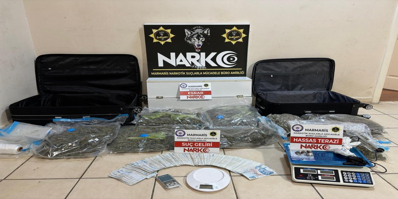 Marmaris’te uyuşturucu operasyonu’nda 5 şüpheli tutuklandı