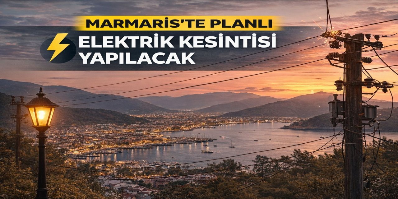 Marmaris’te bugün hangi mahallelerde elektrik olmayacak?