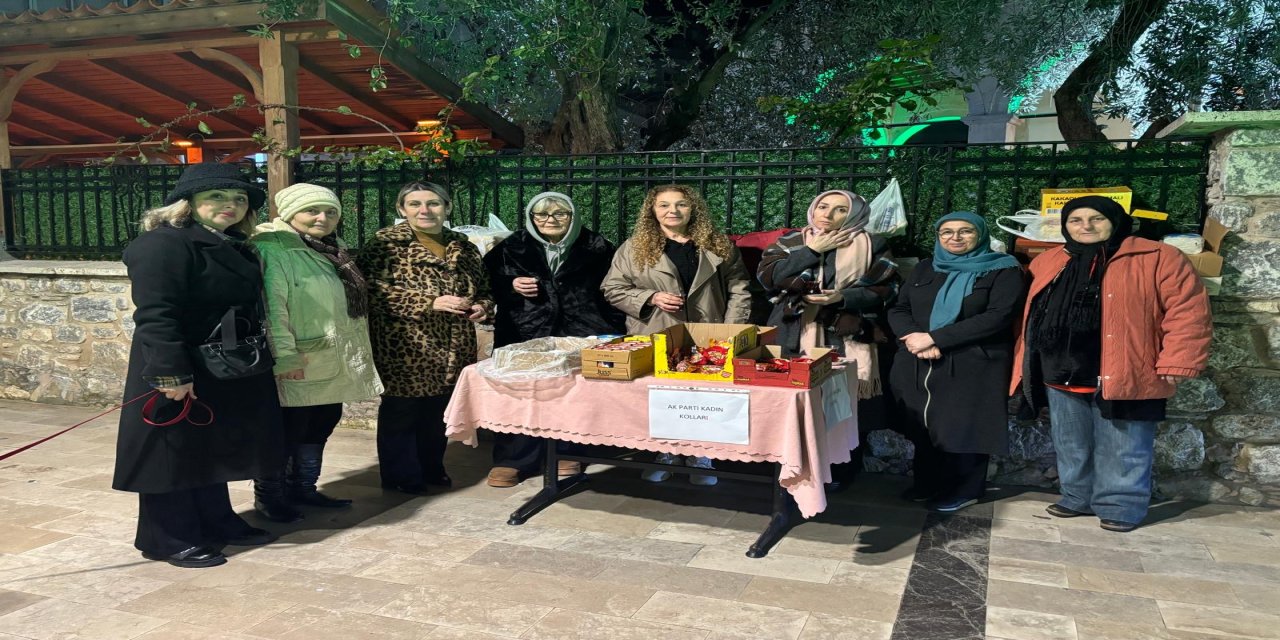 AK Parti Marmaris ilçe kadın kollarından Miraç kandili’nde anlamlı buluşma