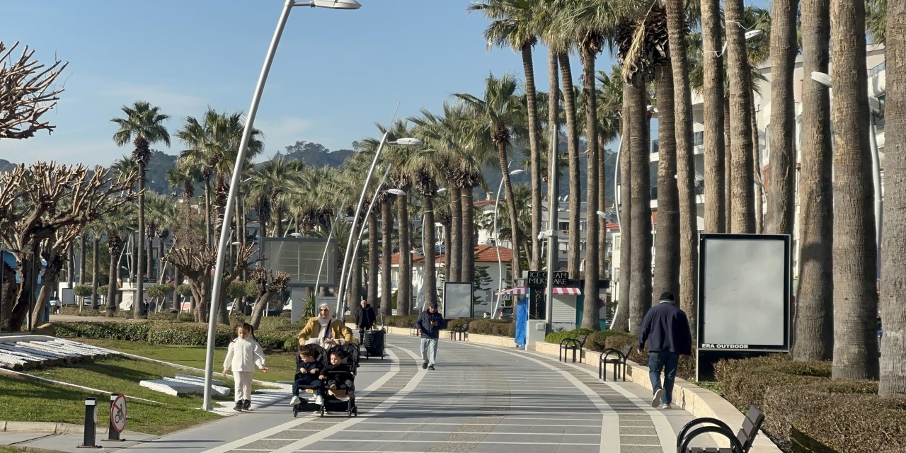 Marmaris’te yarıyıl tatili hareketliliği