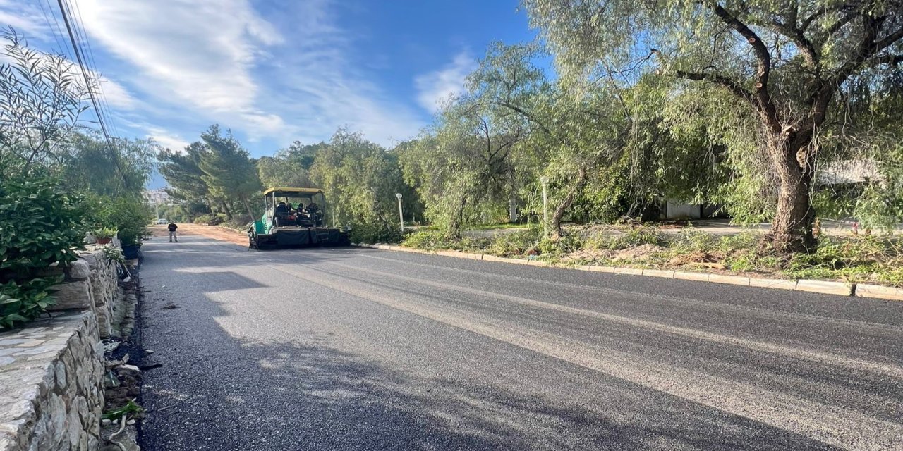 Datça yolları yenileniyor