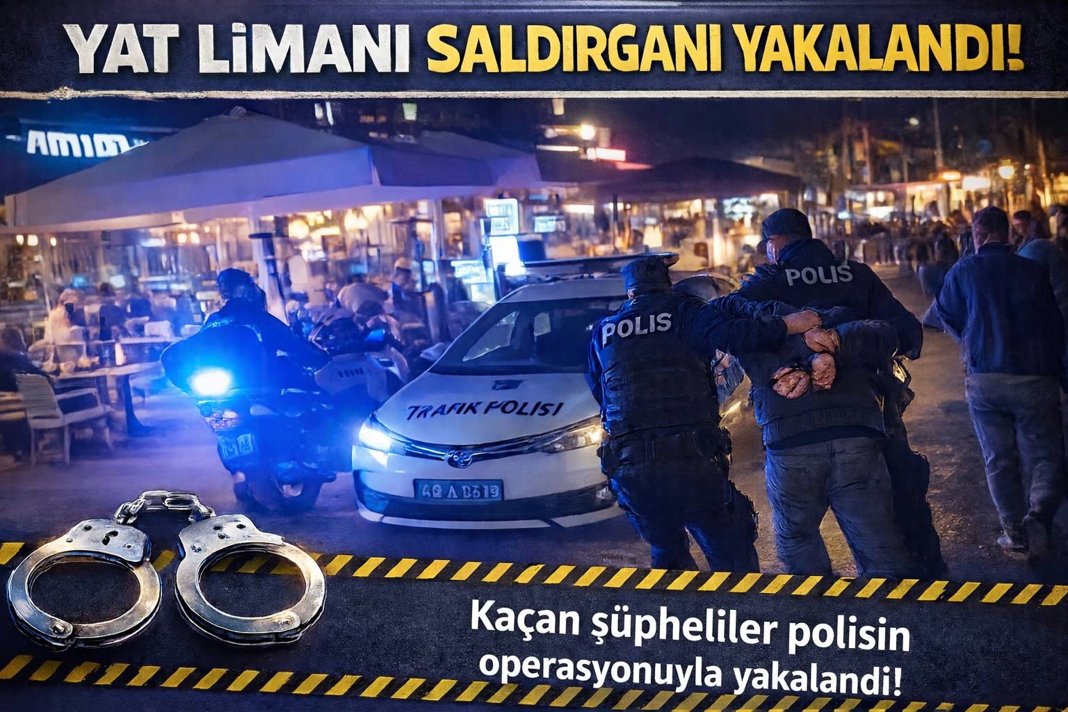 Yat limanı olayının şüphelileri yakalandı