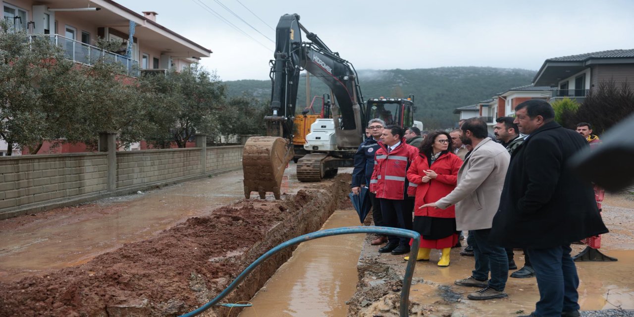Başkan Aras, 502 Milyonluk Yol ve Altyapı Yatırımını Yerinde İnceledi