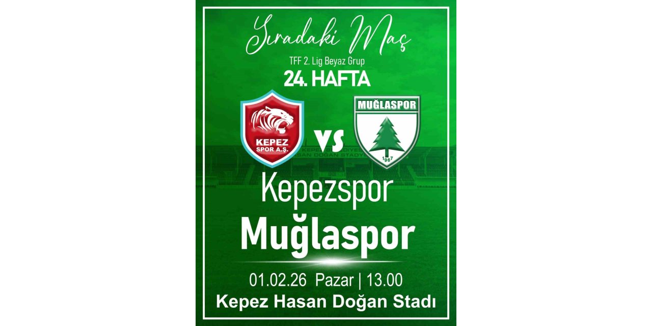 Muğlaspor, Kepezspor ile karşılaşacak