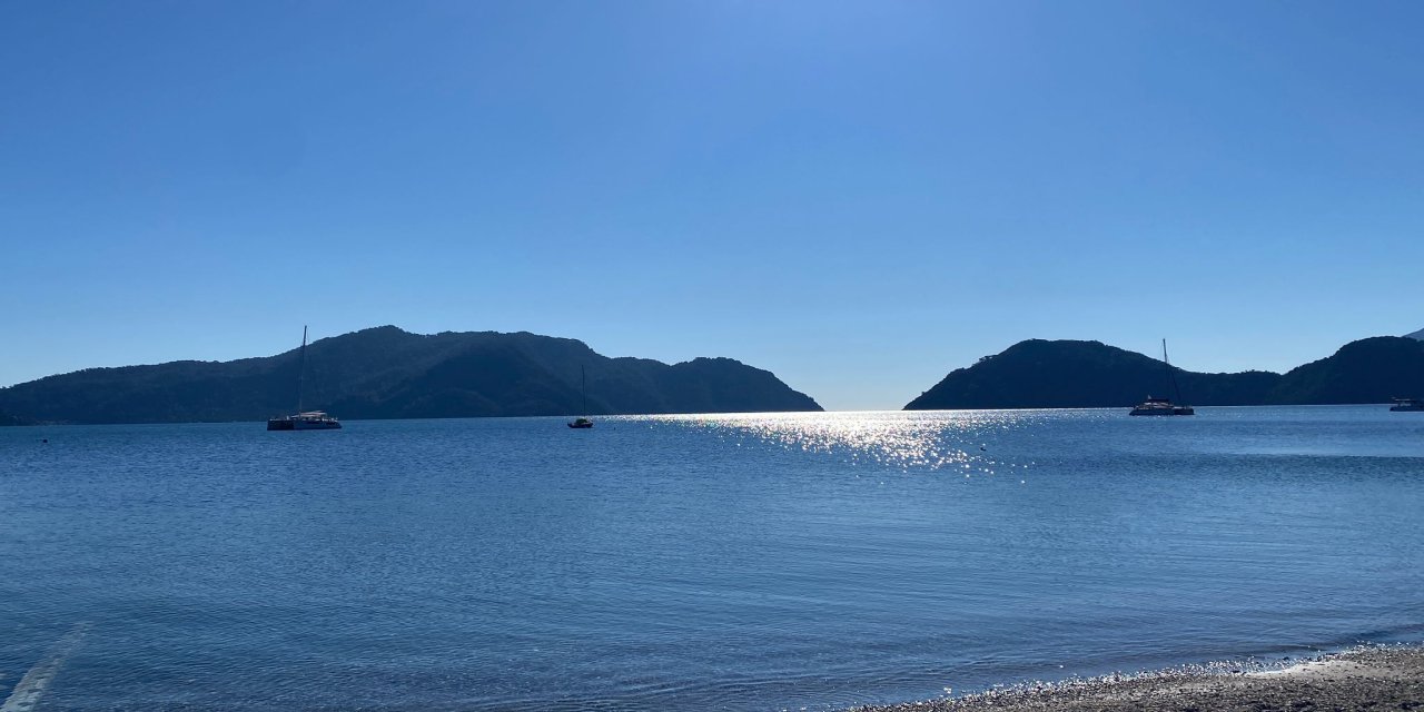 Marmaris’te fırtınanın ardından güneş yüzünü gösterdi