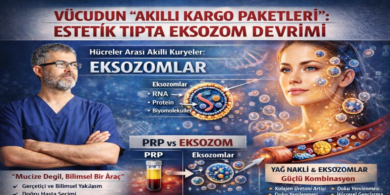 Vücudun “akıllı kargo paketleri estetik tıpta eksozom devrimi”