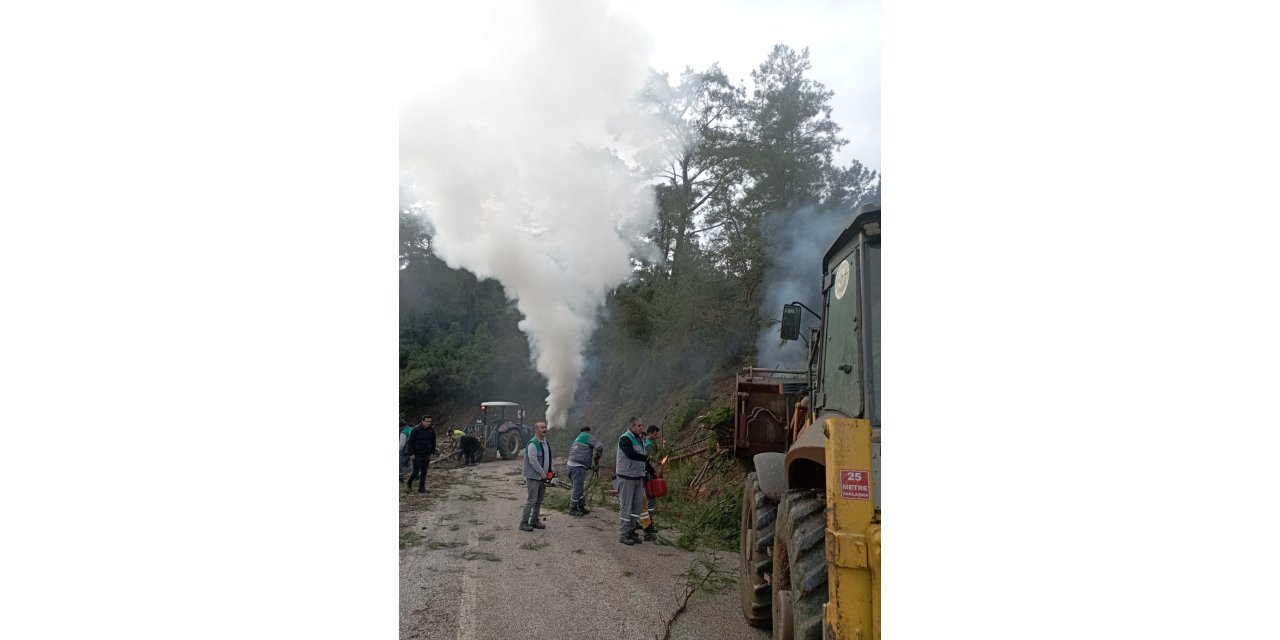 Marmaris’te ormanlık alanlarda yangına karşı hazırlıklar hız kazandı