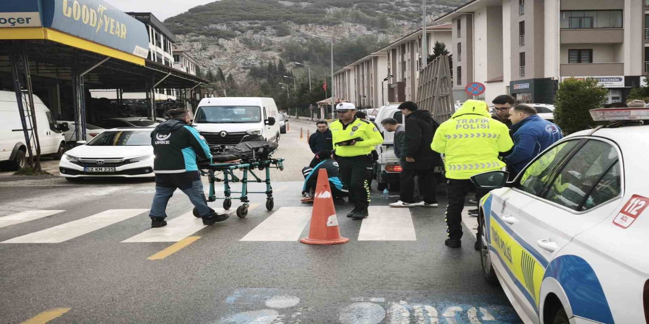 Menteşe’de trafik kazası:1 yaralı