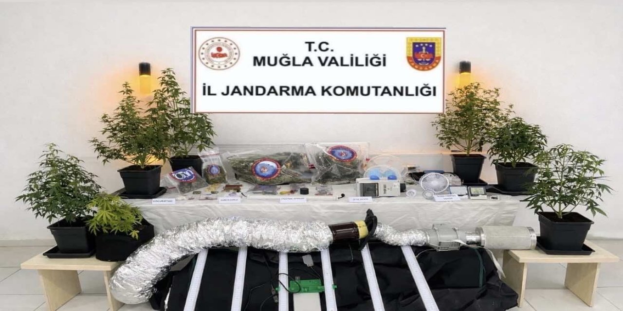 Muğla’da narkotik operasyonunda 2 tutuklama