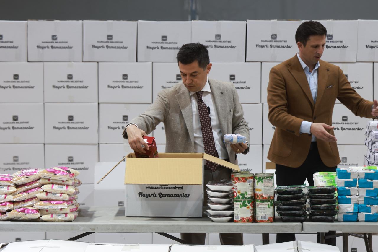 Marmaris Belediyesi’nden ramazan kolisi desteği