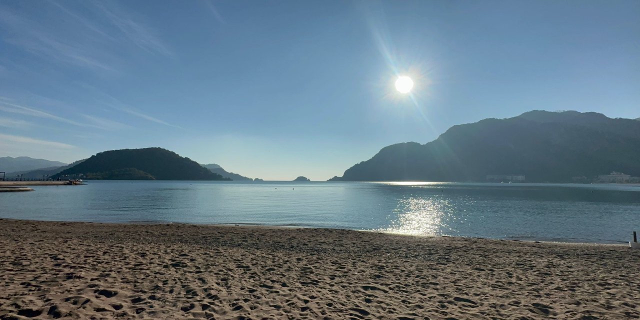 Fırtına ardından Güneş Marmaris’e doğdu