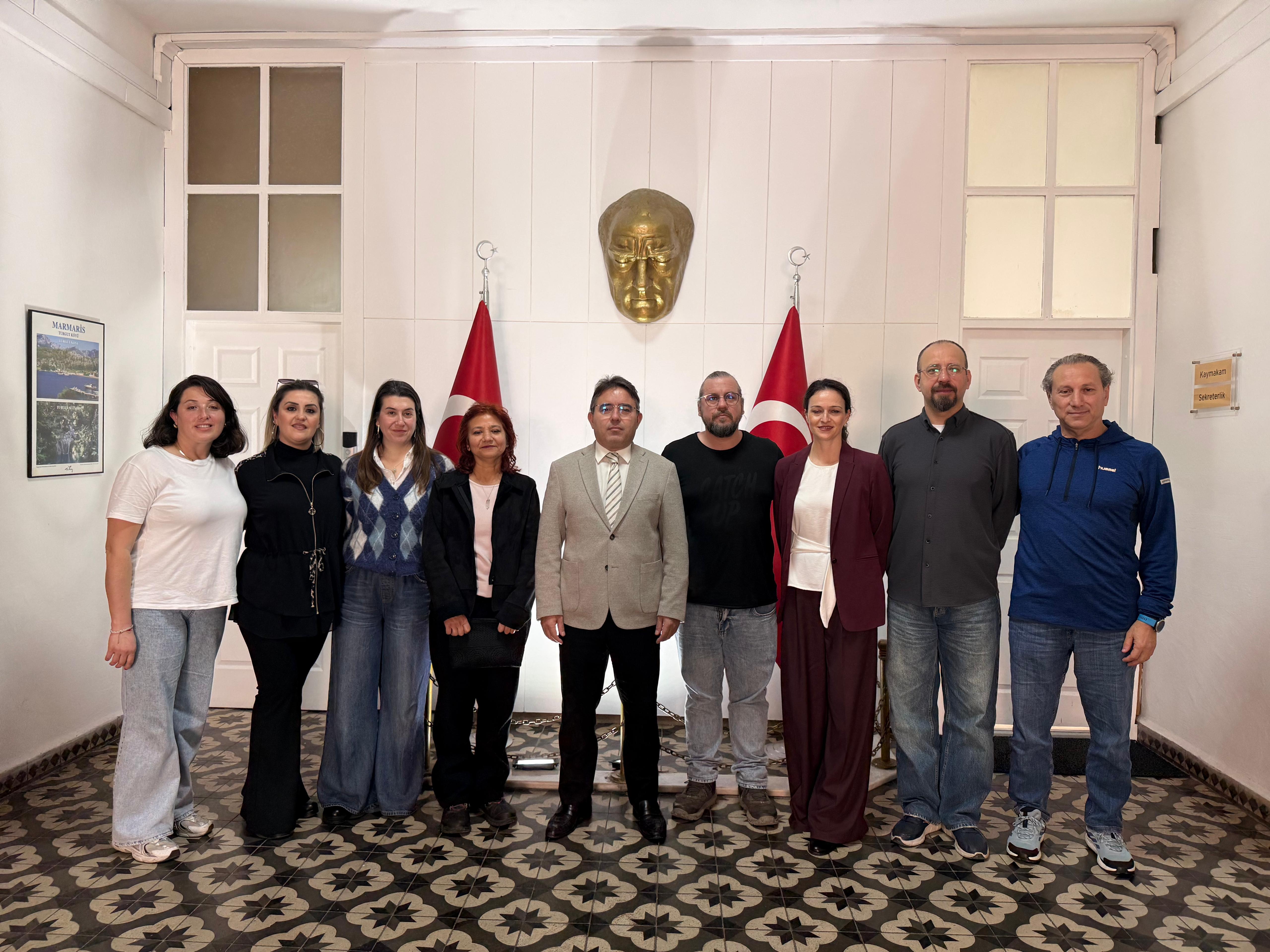 B Pearl Open Water Competition ekibinden Kaymakam Kaya’ya ziyaret