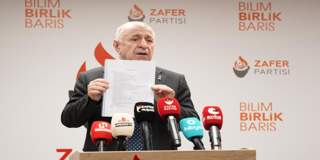 Özdağ’dan Özel’e sert çıkış: ‘Tutuklu başkanlar varken bu rapora nasıl imza attınız?