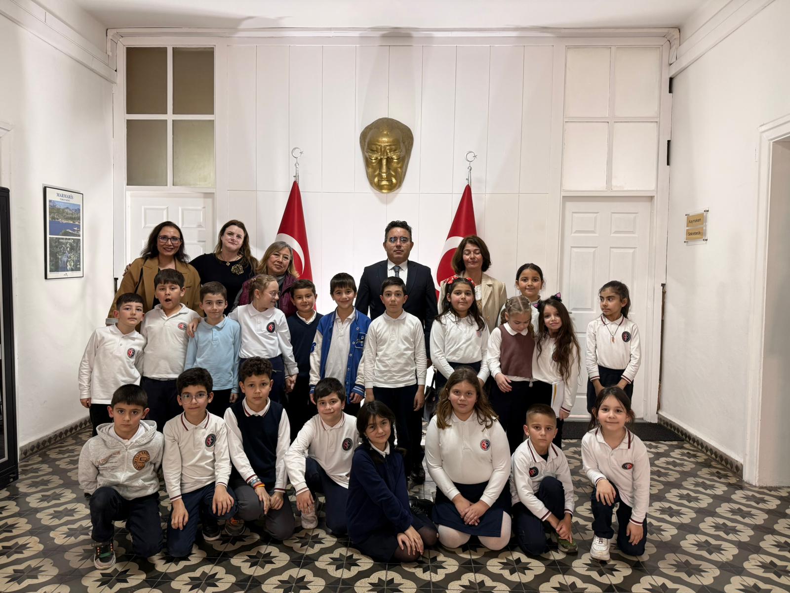 Marmaris Şehit Ahmet Benler öğrencilerinden Kaymakam Kaya’ya  merak dolu ziyaret