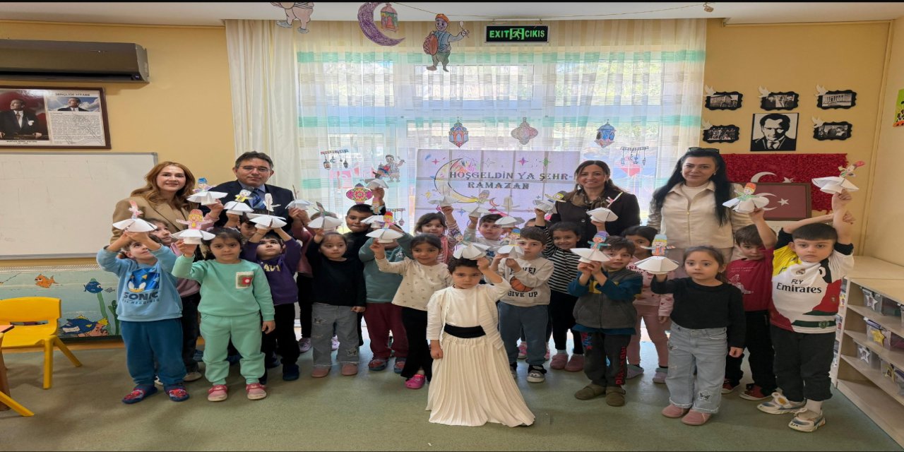 Kaymakam Kaya’dan Ayşe Yücel anaokuluna ramazan ziyareti