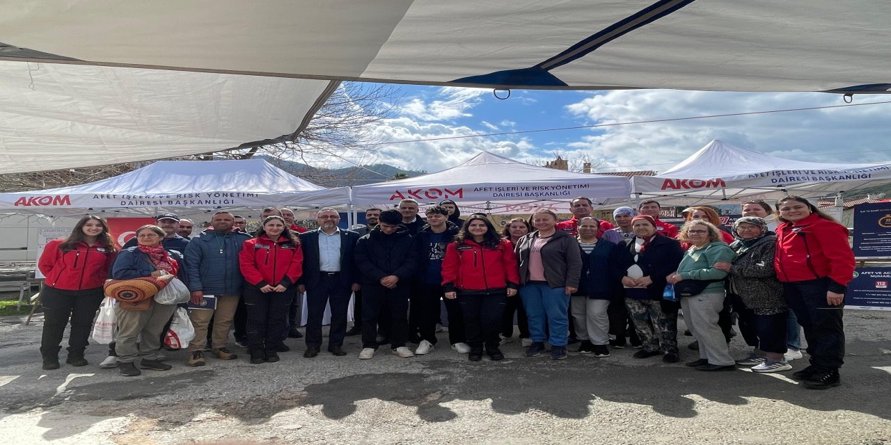 İçmeler’de afet farkındalık eğitimi düzenlendi