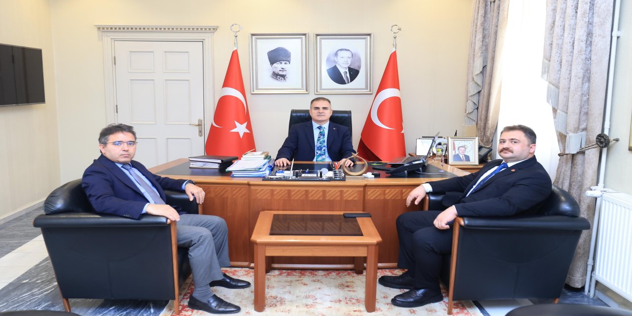 Kaymakam Kaya’dan Vali Akbıyık’a takdim ziyareti