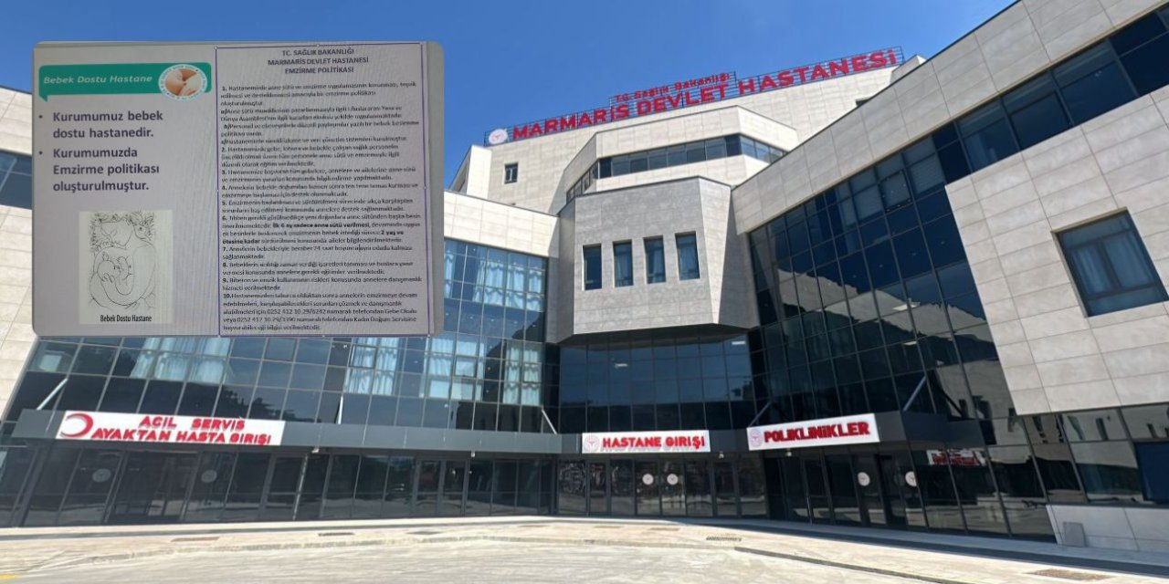 Bebek dostu Marmaris Devlet hastanesi