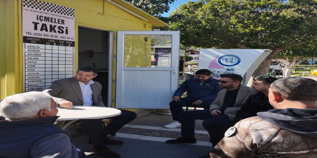 AK Parti Marmaris teşkilatından İçmeler’de  hane ziyaretleri