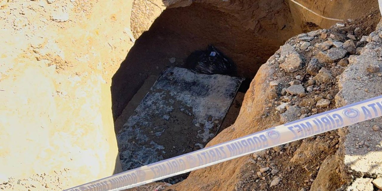 Bodrum’da su isale hattı kazısında lahit bulundu